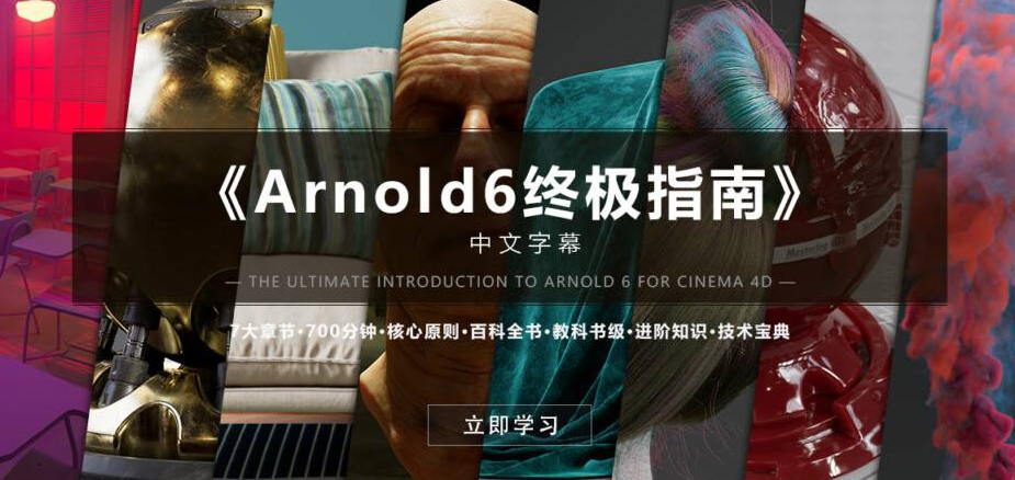 Arnold6 阿诺德终极指南【中文字幕画质高清有工程文件】-北少网创