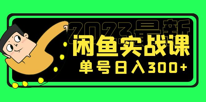 (117期）花599买的闲鱼项目：2023最新闲鱼实战课，单号日入300+（7节课）-课神