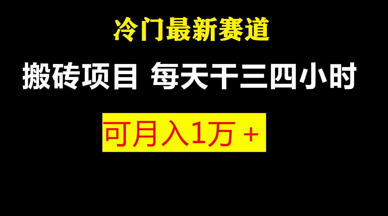 （1665期）最新冷门游戏搬砖项目，零基础也能玩（附教程+软件）-北少网创