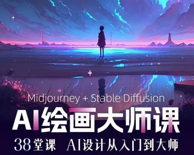 AI进化社2023年MJ&Stable diffusion绘画课【画质不错只有视频】-北少网创